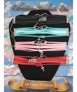 Women/Men Fashion Jewelry Religious Charm Faith Jesus Love Bracelets - $209.21 MXN