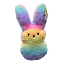 Peeps Easter Bunny Rainbow Multicolor Just Born Animal Adventure 17&quot; Plush Rabbi - £26.11 GBP