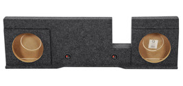 Dual 10" Subwoofer Sub Box Enclosure For 2004-2008 Ford F150 Xcab or SuperCrew - £134.31 GBP