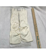 FAB! 60&#39;s by Hansen White Stretch Nylon Wrist Buttons 23&quot;L Opera Gloves ... - $64.86 CAD
