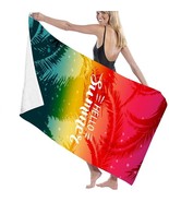 Hello Summer Microfiber Beach Pool Gym Yoga Bath Towel Quick Dry 55x27.5 - $14.84