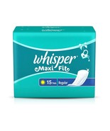 2x Whisper Maxi Fit Sanitary Pads -15 Pads (Regular) Free Shipping (Pack... - $25.64 CAD