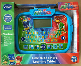 PJ Masks Learning Tablet Blue Kids Game Time to Be A Hero Letters Rhyming Match - £18.86 GBP