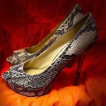 Enzo Angiolini Snakeskin Stilettos Size 10 but they are more like 9 or 9.5 - £46.70 GBP