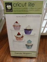 Cricut Cupcake Wrappers Complete in Box Cartridge Manual Overlay - $9.89