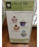 Cricut Cupcake Wrappers Complete in Box Cartridge Manual Overlay - $9.89