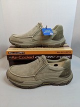 Skechers Relaxed Fit Respected Vergo Taupe Men&#39;s Shoes US 10.5 New in Box - £60.72 GBP