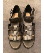 NWOT Report Rebecka Grey High Heel Women&#39;s Sandals Size 7 - £22.68 GBP