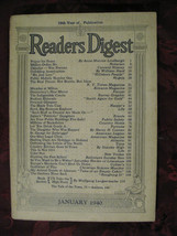 Readers Digest January 1940 Vitamin D Lin Yutang John Gunther Sherwood Anderson - £5.50 GBP