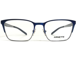 Arnette Eyeglasses Frames FIZZ 6134 711 Blue Silver Square Full Rim 54-18-145 - £43.69 GBP