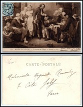 Vintage ART Postcard - &quot;L&#39;Accordée de Village&quot; by Jean-Baptiste Greuze AB - $2.84