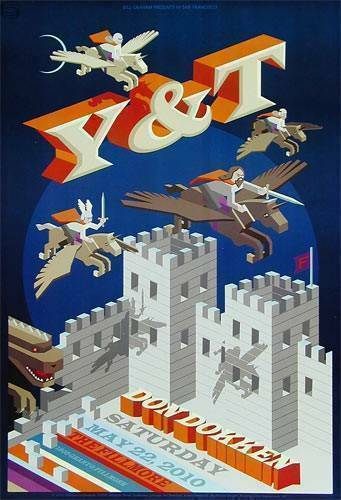 Mint 2010 Y&amp;T DOKKEN FILLMORE POSTER Y+T - $22.49