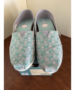 Toms Alpargata Lavender Blue Mermazing Seashell Print Slip On Flats Size... - €24,98 EUR
