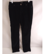 Roz &amp; Ali Women&#39;s Jet Black Corduroy Straight Leg Jeans Size 10 - $16.65 CAD