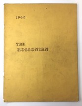1946 The Rossonian YEARBOOK Ross High School / Elementary  Ross Ohio But... - £46.98 GBP