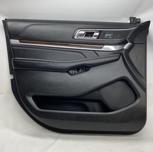 16 17 18 19 EXPLORER Woodgrain Black Interior Door Trim Panel Driver Lef... - $242.55