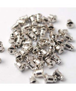 Bullet Clutch Earring Backs, 100pcs Earrings Findings Earring Safety Bac... - £5.49 GBP