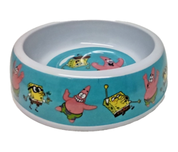 2x Dog/Cat Nickelodeon SpongeBob Squarepants Melamine PET Feeding Bowls ... - $10.88