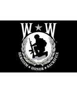 Patriotic Wounded Warrior Flag (2ft x 3ft) - £10.99 GBP