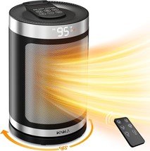 Space Heaters For Indoor Use, Portable Electric Heater With Thermostat,, 9.4&quot; - £43.51 GBP