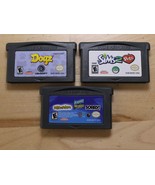 Lot of 3 Nintendo Game Boy Advance Games Sims 2 Pets, Dogz, Aggravation ... - $20.12 CAD
