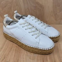 Steven By Steve Madden Womens Sneakers Sz 11 M Pappy White Platform Casual Shoes - £21.47 GBP