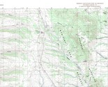 Sherman Mountains West Quadrangle Wyoming 1987 USGS Map 7.5 Minute Topog... - $23.99