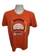 Toyota Concert Series on Today 20th Anniversary Adult Medium Orange TShirt - £16.20 GBP