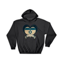 Heart Israel Flag and Star of David : Gift Hoodie Christian Jewish Jew Cup - £28.53 GBP