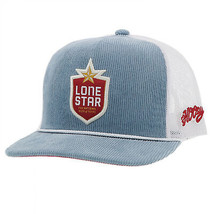 Lone Star Beer Hooey Blue Colorway Snapback Trucker Hat Blue - £31.95 GBP