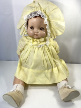 Vintage Effanbee Sweetie Pie Composition Doll Flirty Brown Eyes Red Hair 21&quot; - £71.21 GBP