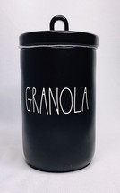 Canister Rae Dunn &quot;Granola&quot; Black New - £13.39 GBP