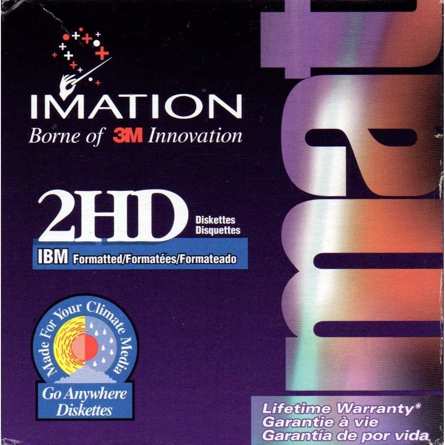 Imation - 3.5" Floppy Diskettes Ibm-Formatted Ds/Hd 25/Pack "Product Category: S - $97.99