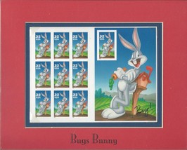 Factory Sealed Bugs Bunny Matted Pane USPS Item 8980 MNH Scott’s 3137 - $9.85