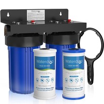 Waterdrop Whole House Water Filter System, With Carbon And, 1&quot; Inlet/Out... - £143.11 GBP