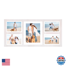 YESKAY Collage Picture Frame for 8x10 and 4 5x7 Pictures Display,5 Openi... - $82.14