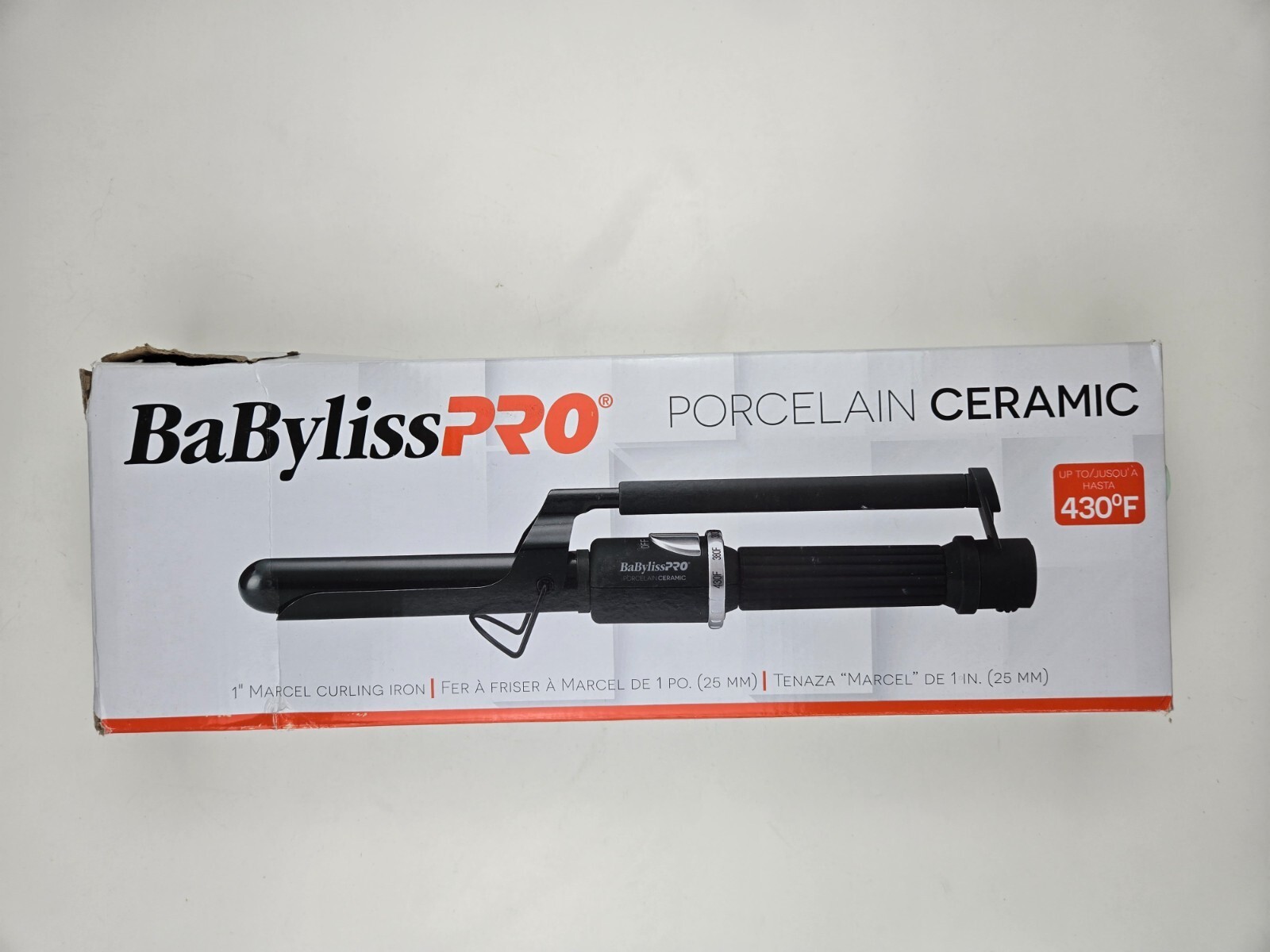 BaBylissPRO Curling Iron Porcelain Ceramic Marcel Hair Curler 1 &quot; - $49.50