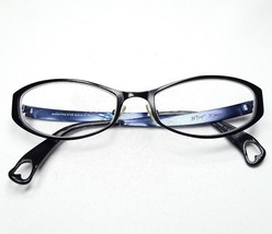 Betsey Johnson Black Blue Metal Eyeglass FRAMES Shooting Star BJ018 51-17-135 - $36.58