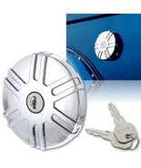 Chrome Vented Locking Gas Fuel Cap w/ 2 Keys Fits 1947-1971 Chevy Ford C... - $35.60 CAD