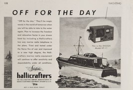 1945 Print Ad Hallicrafters Two Way Marine Radio Telephones Cruiser Boat Chicago - £9.67 GBP