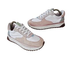Madewell Women's Kickoff Trainer Platform Pastel Colorblock Sneakers Wom... - $44.10