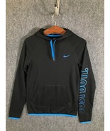 Nike Dri-Fit Hoodie Womens Size XS Black Long Sleeve 100% Polyester - £10.21 GBP