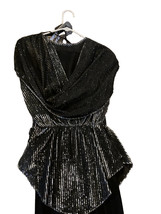 Vintage Black Sequence Jumpsuit - £63.21 GBP