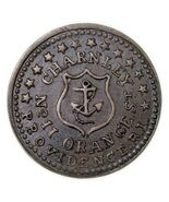 1863 Charnley Saloon Providence R.I. Civil War Token VF Condition - $155.68 CAD