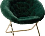 Faux Fur Saucer Chair For Bedrooms, Size X-Large, Milliard Cozy Chair (G... - $129.98
