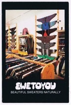 Postcard Advertising Ewetoyou Beautiful Sweaters Naturally Toronto Ontario - $3.95