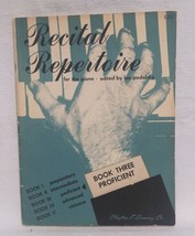 A Glimpse into Musical History: 1952 Recital Repertoire Book (Good Condition) - £5.31 GBP