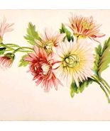 1900s Postcard Embossed Flowers Multicolor Floral Antique Card Ephemera ... - €17,13 EUR