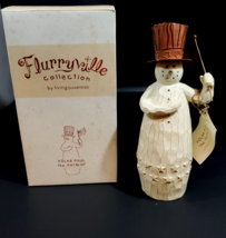 Flurryville Collection -  Polar Paul The Patriot -  8.75&quot; Tall Snowman Figurine - £19.77 GBP