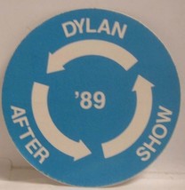 BOB DYLAN - VINTAGE ORIGINAL 1989 CONCERT TOUR CLOTH BACKSTAGE PASS  *LA... - $12.00